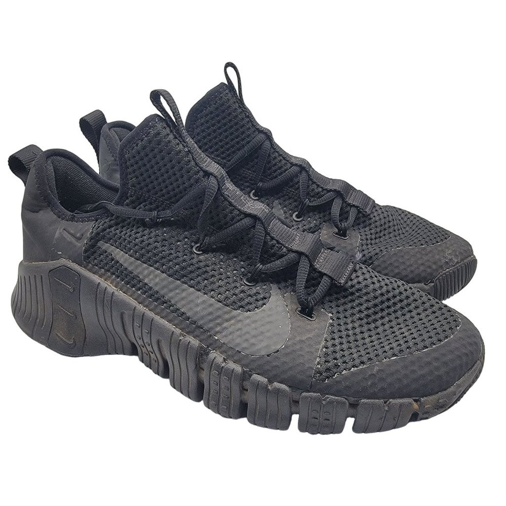 Nike Free Metcon 3 Mens 14 Triple Black Training Sneakers Shoes CJ0861-001